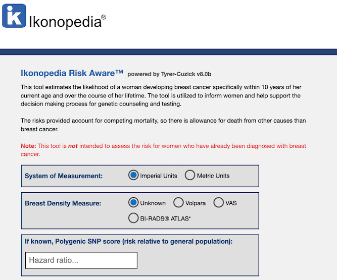 Ikonopedia Risk Aware assessment form