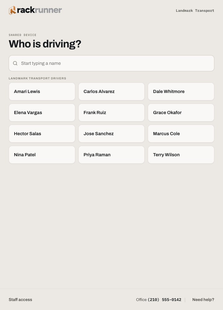Who is driving